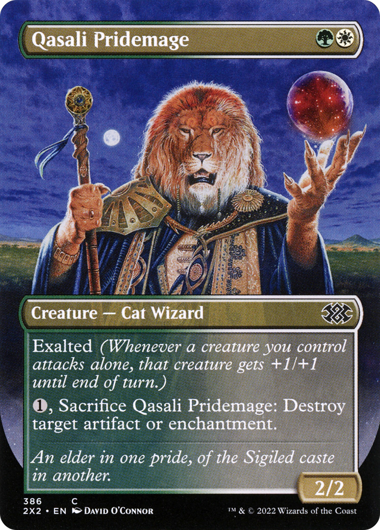 {C} Qasali Pridemage (Borderless Alternate Art) [Double Masters 2022][2X2 386] - Misty Mountain Games