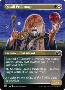 {C} Qasali Pridemage (Borderless Alternate Art) [Double Masters 2022][2X2 386] - Misty Mountain Games