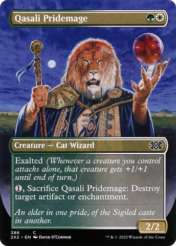 {C} Qasali Pridemage (Borderless Alternate Art) [Double Masters 2022][2X2 386]