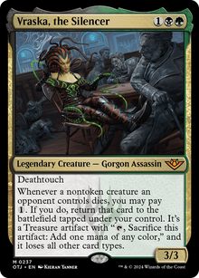 {@R} Vraska, the Silencer [Outlaws of Thunder Junction][OTJ 237]