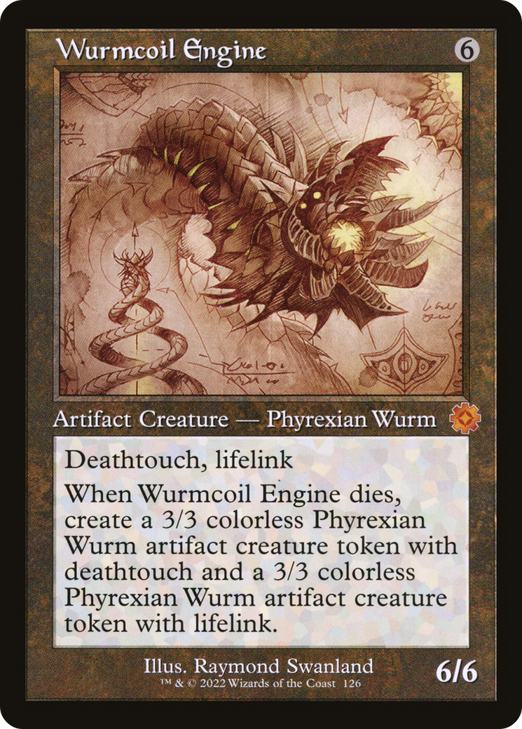{R} Wurmcoil Engine (Retro Schematic) [The Brothers' War Retro Artifacts][BRR 126]