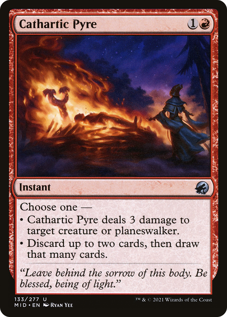 {C} Cathartic Pyre [Innistrad: Midnight Hunt][MID 133]