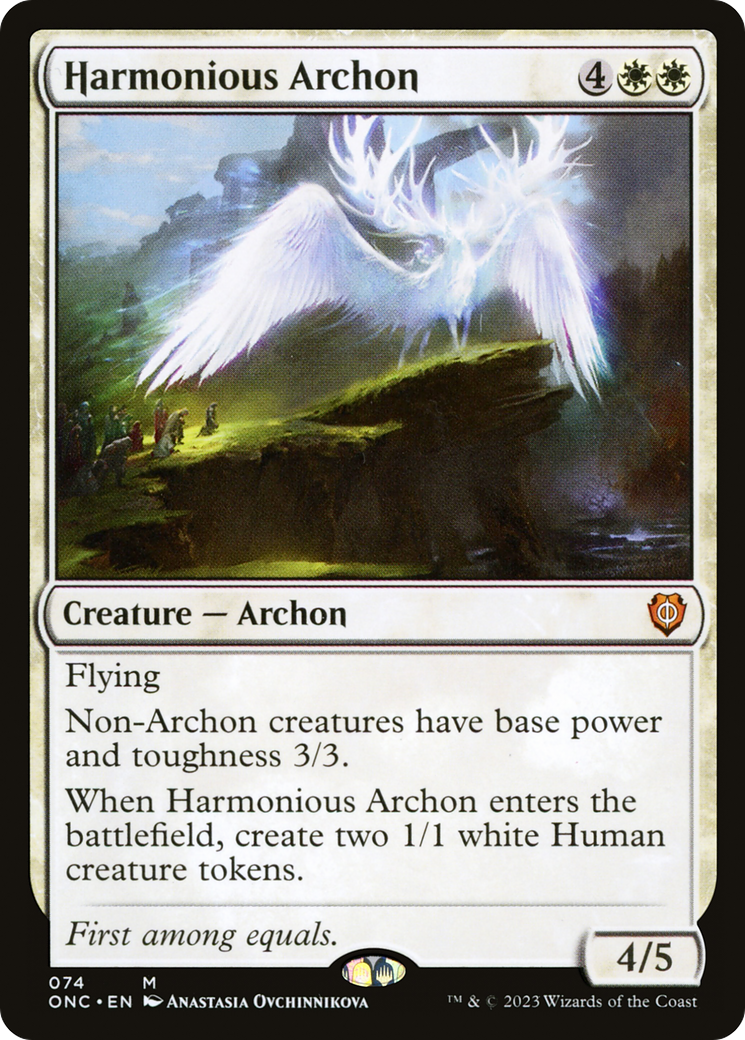 {R} Harmonious Archon [Phyrexia: All Will Be One Commander][ONC 074]