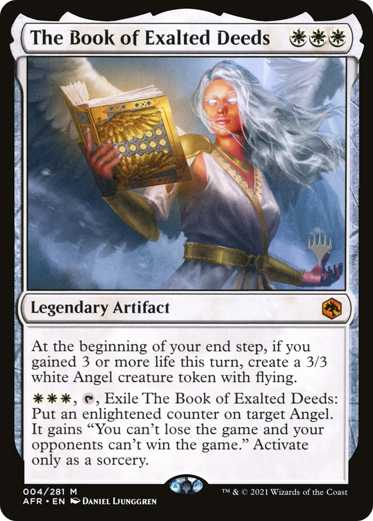 {R} The Book of Exalted Deeds (Promo Pack) [Dungeons & Dragons: Adventures in the Forgotten Realms Promos][PP AFR 004]
