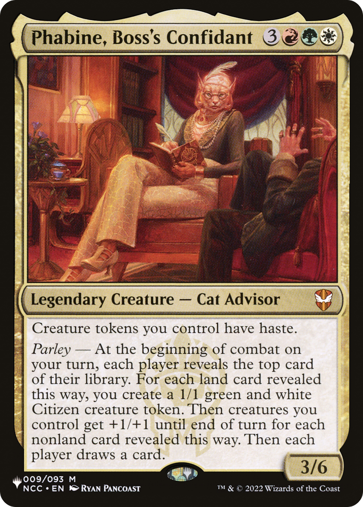 {R} Phabine, Boss's Confidant [LIST NCC-9]