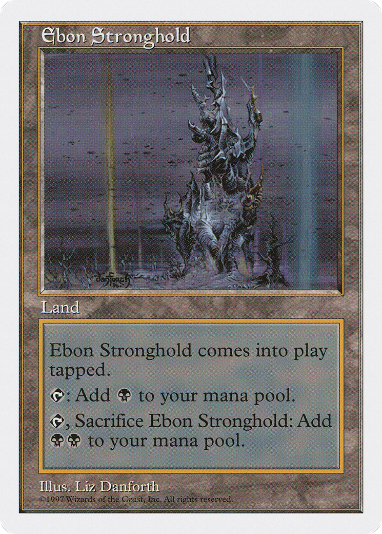 {C} Ebon Stronghold [Fifth Edition][5ED 416]