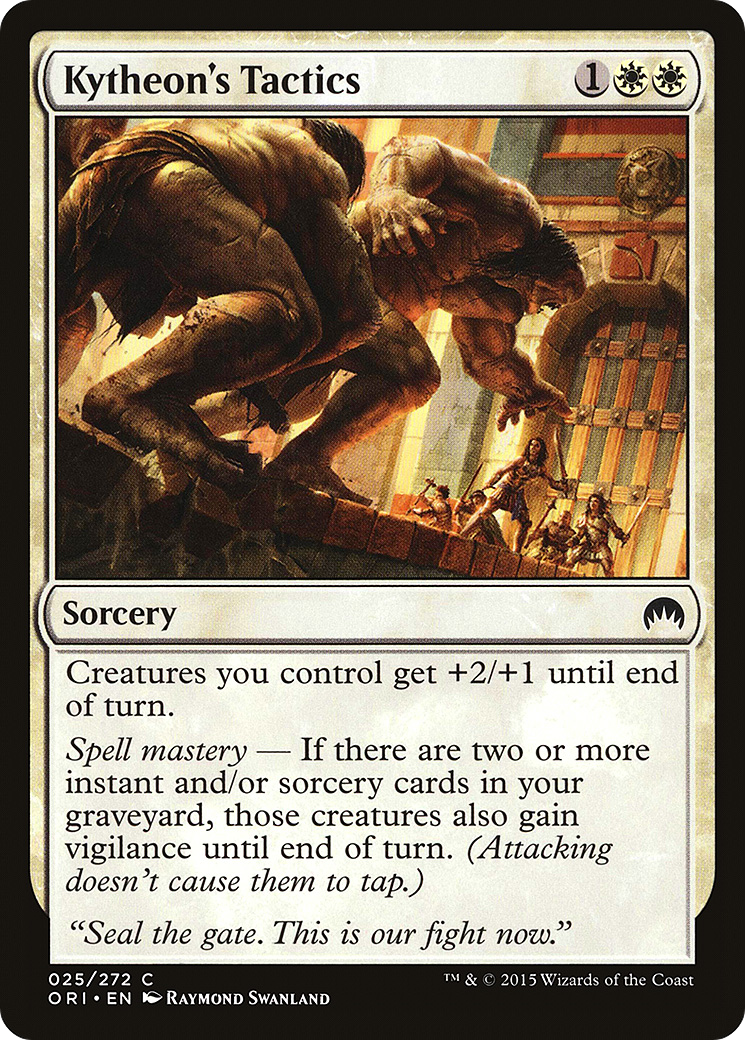 {C} Kytheon's Tactics [Magic Origins][ORI 025]