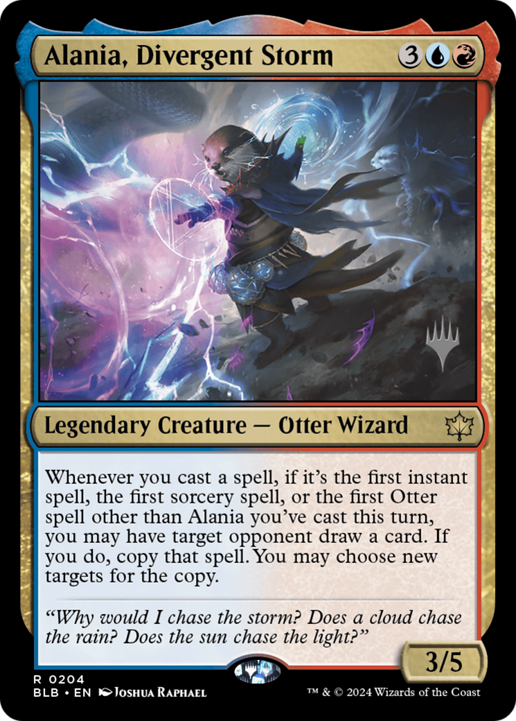 {@R} Alania, Divergent Storm (Promo Pack) [Bloomburrow Promos][PP BLB 204]