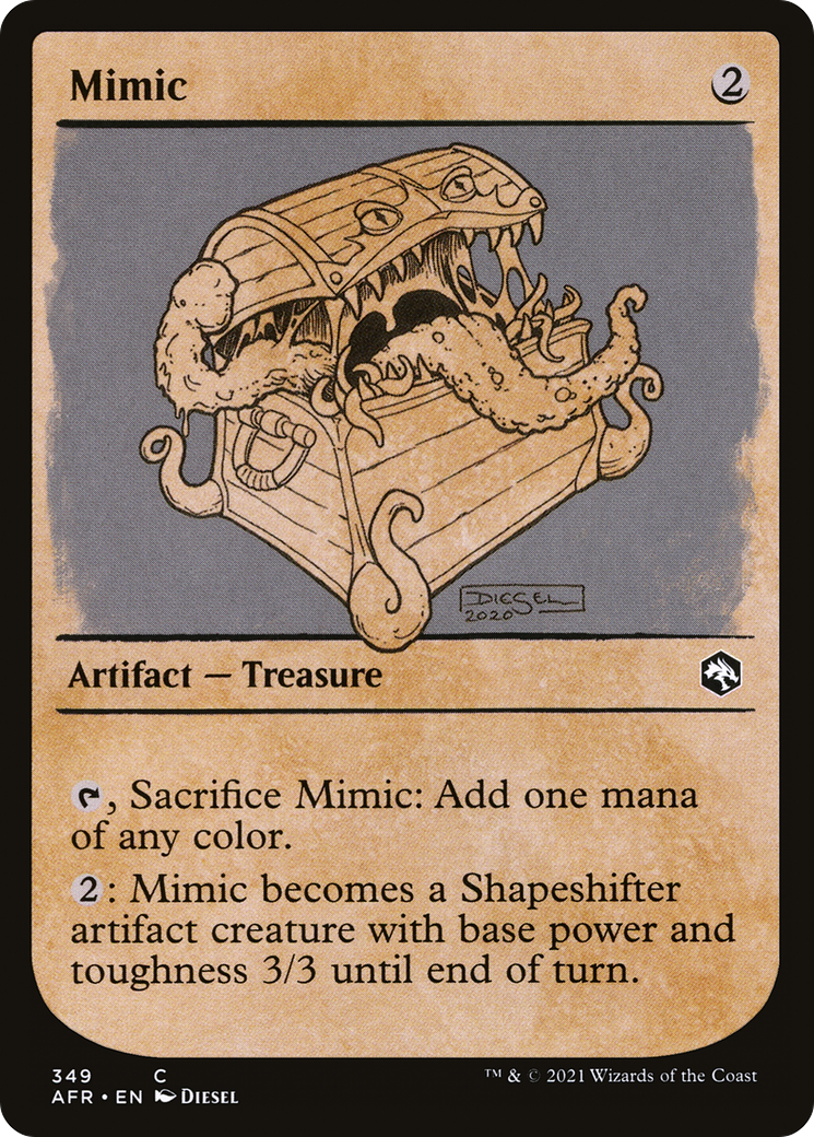 {C} Mimic (Showcase) [Dungeons & Dragons: Adventures in the Forgotten Realms][AFR 349]