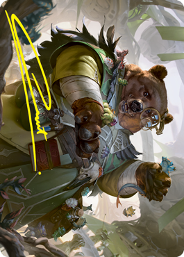 {A} Professor of Zoomancy Art Card (Gold-Stamped Signature) [Strixhaven: School of Mages Art Series][GS ASTX 018]