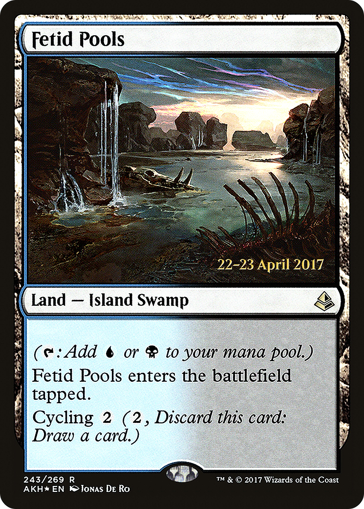 {R} Fetid Pools [Amonkhet Prerelease Promos][PR AKH 243]