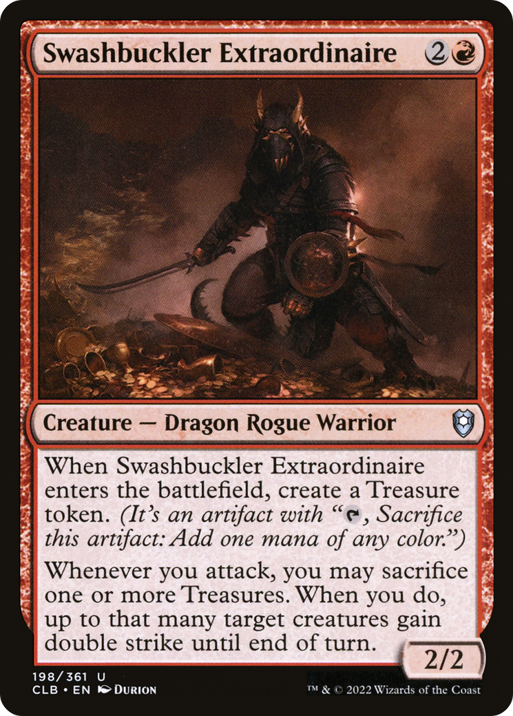 {C} Swashbuckler Extraordinaire [Commander Legends: Battle for Baldur's Gate][CLB 198]