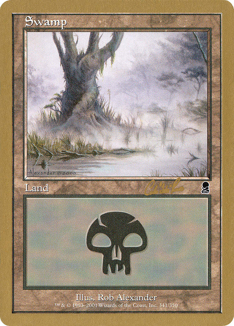 {B}[GB WC02 CR341] Swamp (cr341) (Carlos Romao) [World Championship Decks 2002]