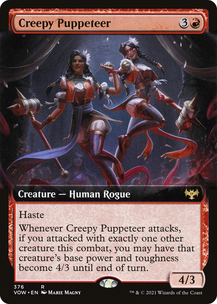 {R} Creepy Puppeteer (Extended Art) [Innistrad: Crimson Vow][VOW 376]