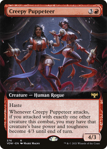 {R} Creepy Puppeteer (Extended Art) [Innistrad: Crimson Vow][VOW 376]