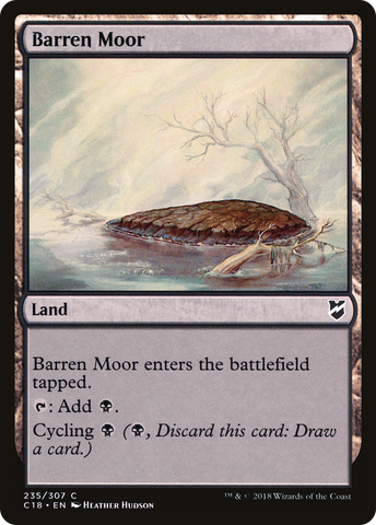 {C} Barren Moor [Commander 2018][C18 235]