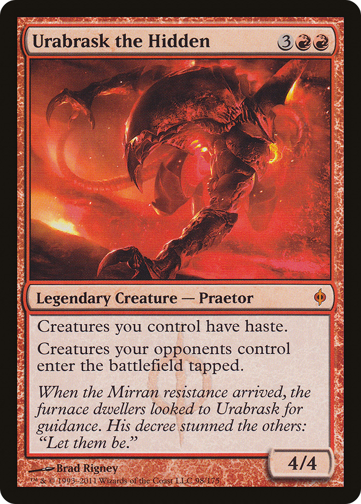 {R} Urabrask the Hidden [New Phyrexia][NPH 098] - Misty Mountain Games