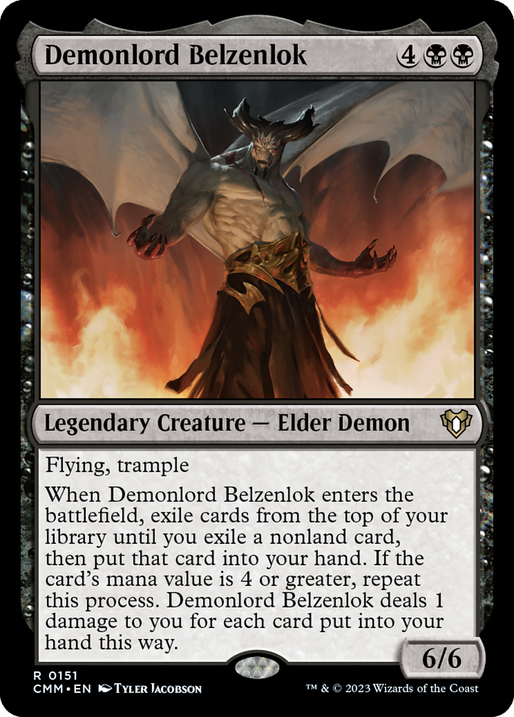 {R} Demonlord Belzenlok [Commander Masters][CMM 151]