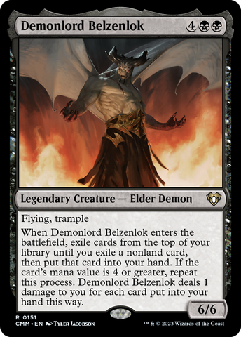 {R} Demonlord Belzenlok [Commander Masters][CMM 151]