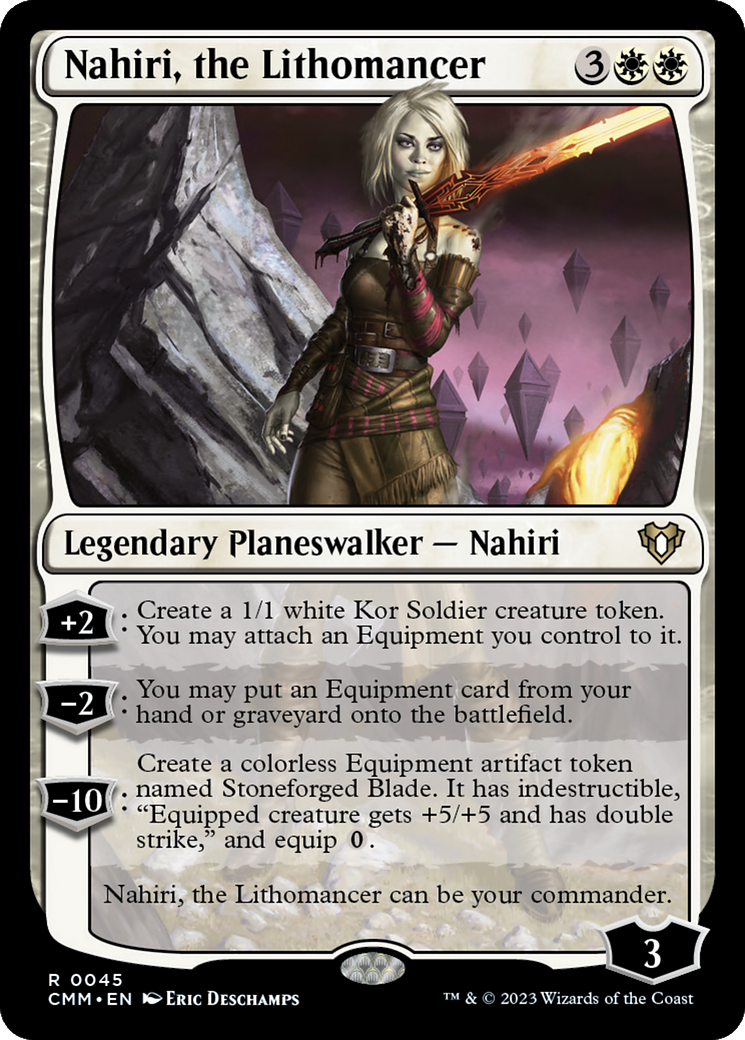 {R} Nahiri, the Lithomancer [Commander Masters][CMM 045]