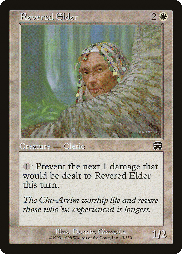 {C} Revered Elder [Mercadian Masques][MMQ 043]