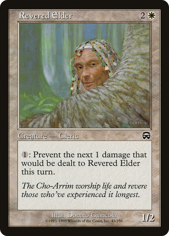 {C} Revered Elder [Mercadian Masques][MMQ 043]