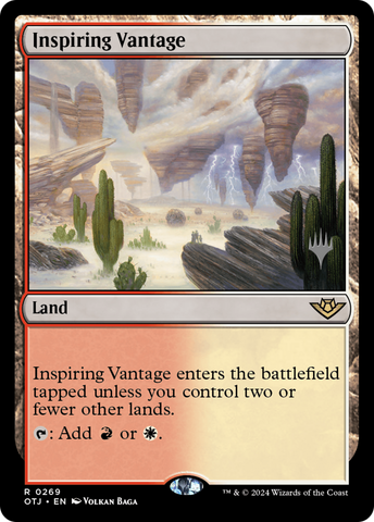 {@R} Inspiring Vantage (Promo Pack) [Outlaws of Thunder Junction Promos][PP OTJ 269]