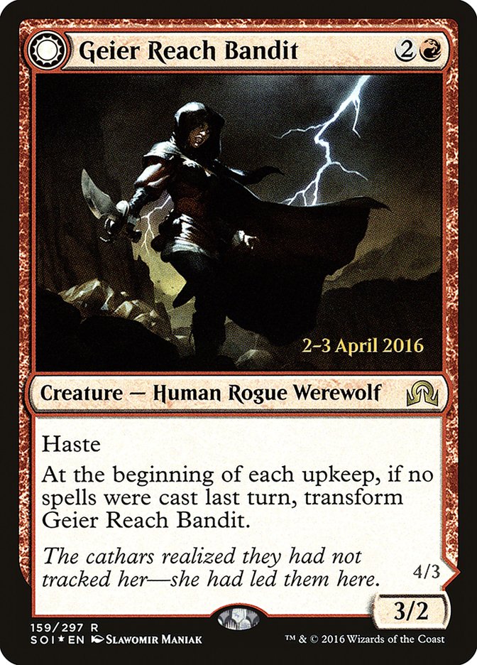 {R} Geier Reach Bandit // Vildin-Pack Alpha [Shadows over Innistrad Prerelease Promos][PR SOI 159]