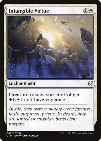 {C} Intangible Virtue [Commander 2019][C19 067]
