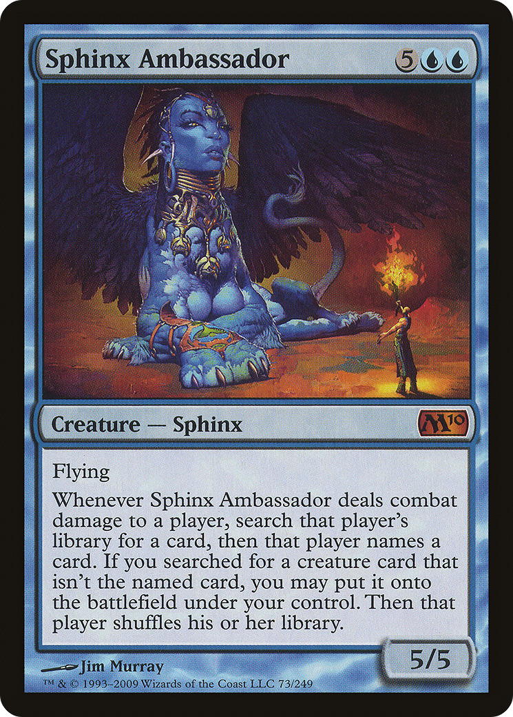 {R} Sphinx Ambassador [Magic 2010][M10 073] - Misty Mountain Games