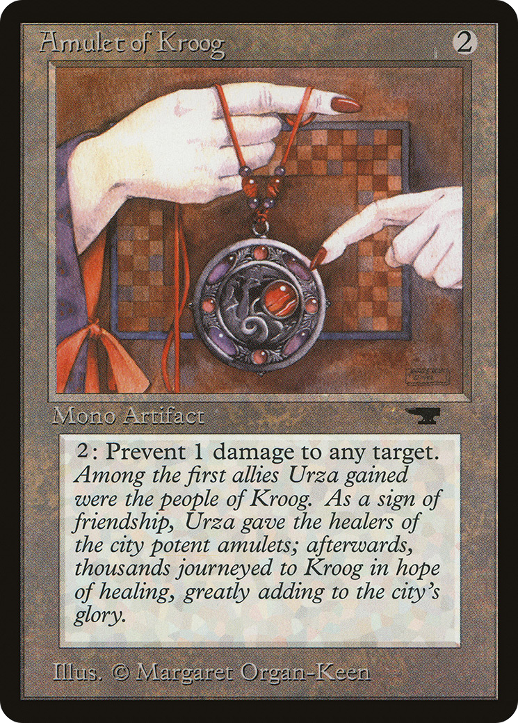 {C} Amulet of Kroog [Antiquities][ATQ 036]