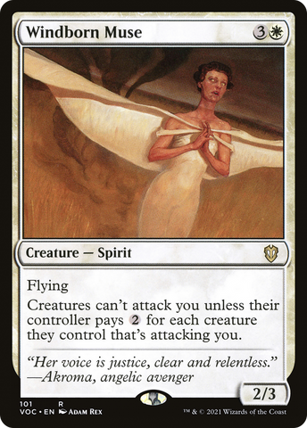 {R} Windborn Muse [Innistrad: Crimson Vow Commander][VOC 101]