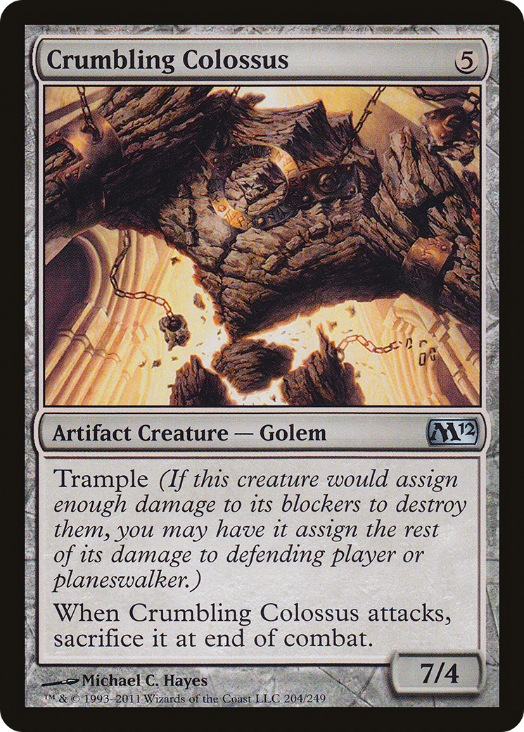 {C} Crumbling Colossus [Magic 2012][M12 204]