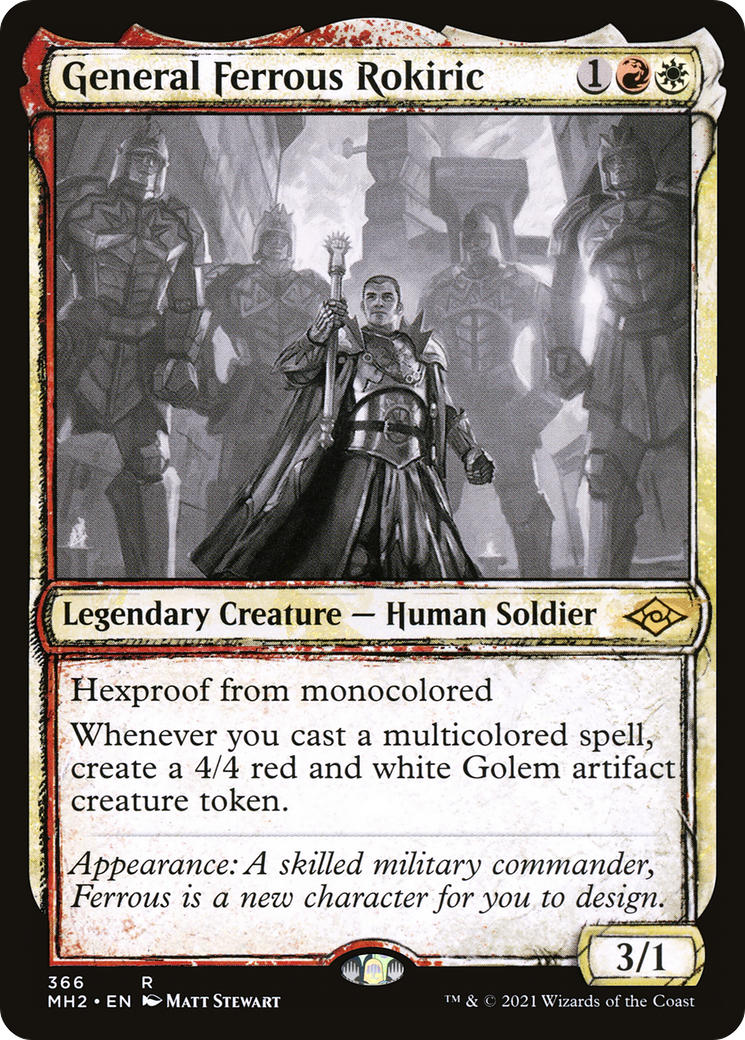 {R} General Ferrous Rokiric (Showcase) (Foil): (Showcase) [Modern Horizons 2] [MH2 366]