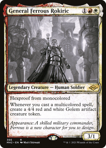 {R} General Ferrous Rokiric (Sketch) [Modern Horizons 2][MH2 366]