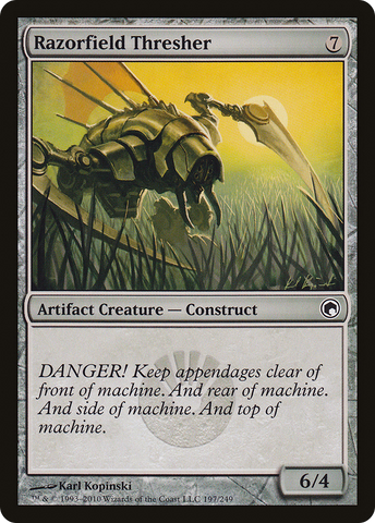 {C} Razorfield Thresher [Scars of Mirrodin][SOM 197]