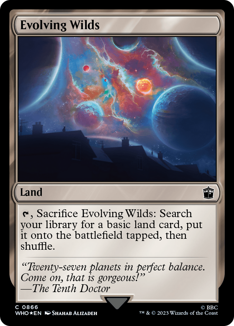 {C} Evolving Wilds (Surge Foil) [Doctor Who][WHO 866]