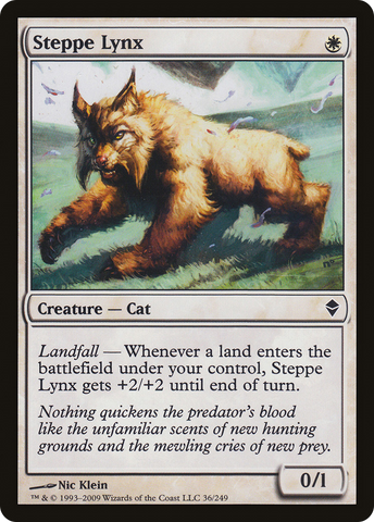 {C} Steppe Lynx [Zendikar][ZEN 036]