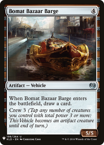 {C} Bomat Bazaar Barge [Mystery Booster][LS KLD 198]