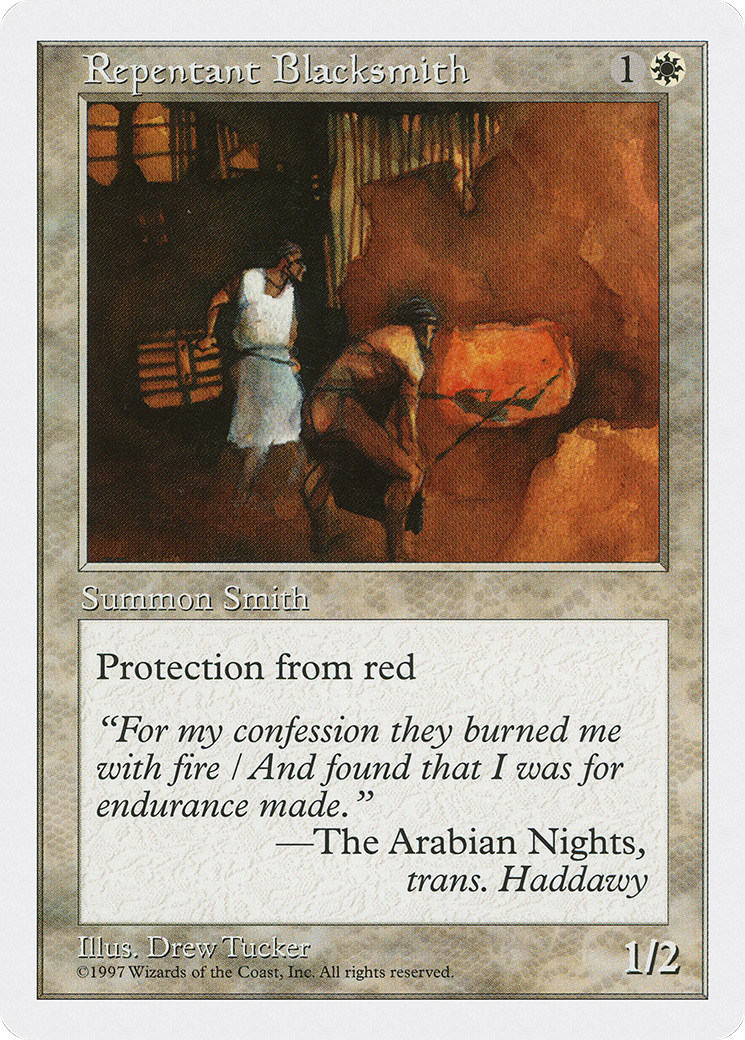 {C} Repentant Blacksmith [Fifth Edition][5ED 054]