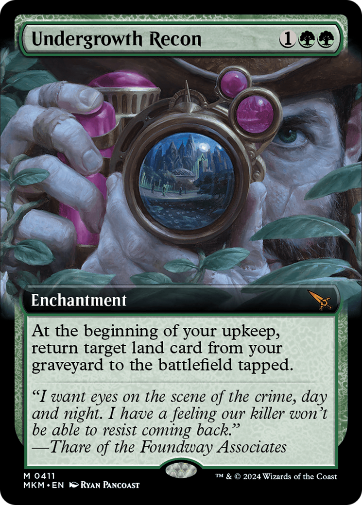 {@R} Undergrowth Recon (Extended Art) [Murders at Karlov Manor][MKM 411]