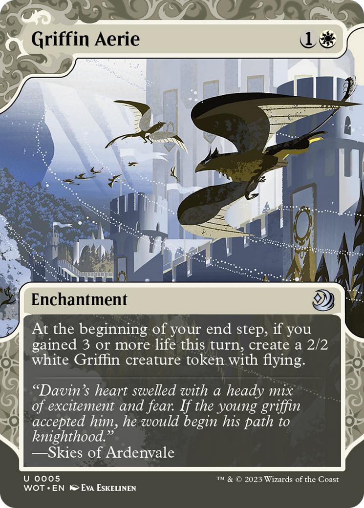 {C} Griffin Aerie [Wilds of Eldraine: Enchanting Tales][WOT 005]