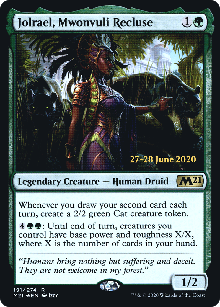 {R} Jolrael, Mwonvuli Recluse [Core Set 2021 Prerelease Promos][PR M21 191]