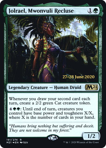 {R} Jolrael, Mwonvuli Recluse [Core Set 2021 Prerelease Promos][PR M21 191]