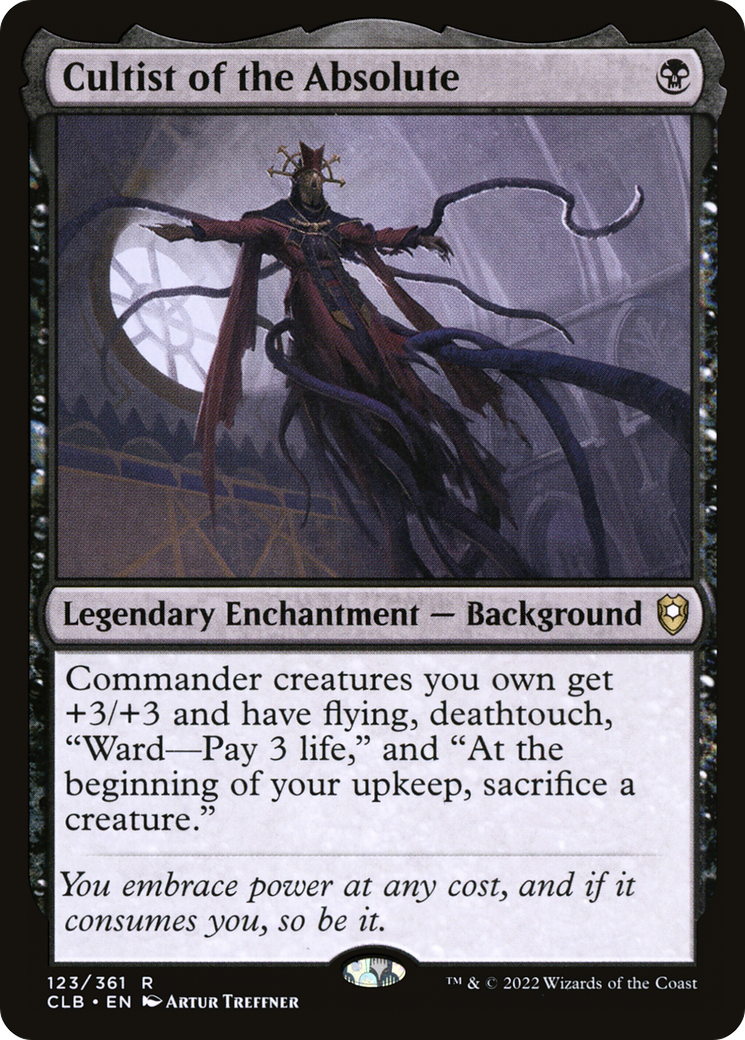 {R} Cultist of the Absolute [Commander Legends: Battle for Baldur's Gate][CLB 123]
