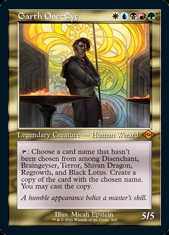 {R} Garth One-Eye (Retro Foil Etched) [Modern Horizons 2][RF ET MH2 420]
