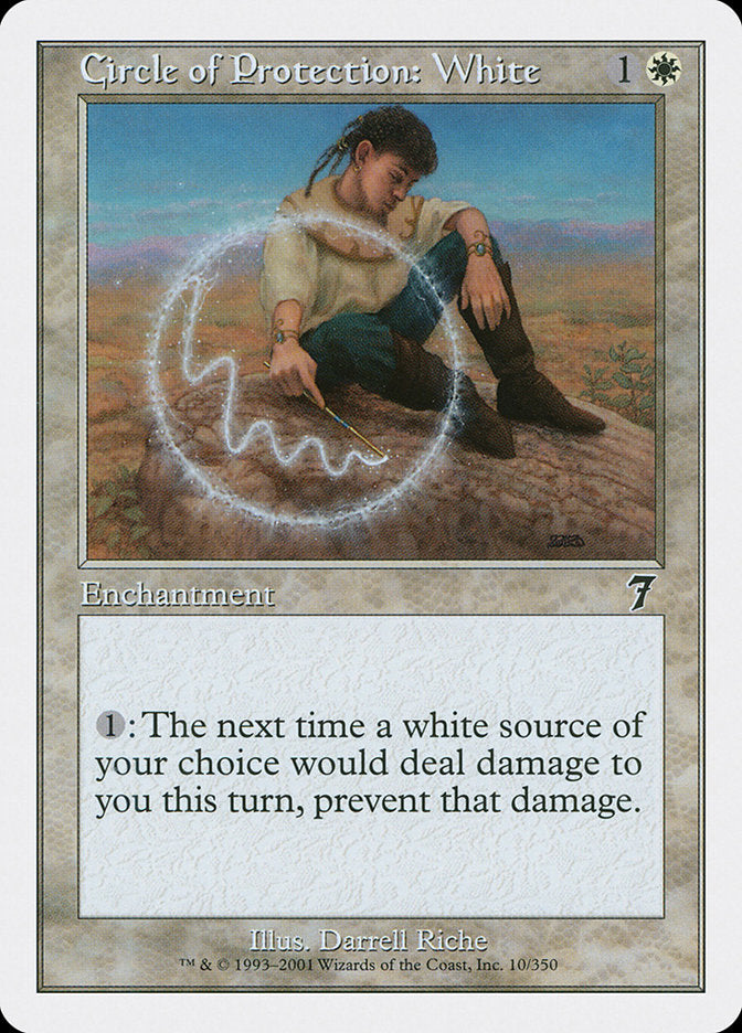 {C} Circle of Protection: White [Seventh Edition][7ED 010]
