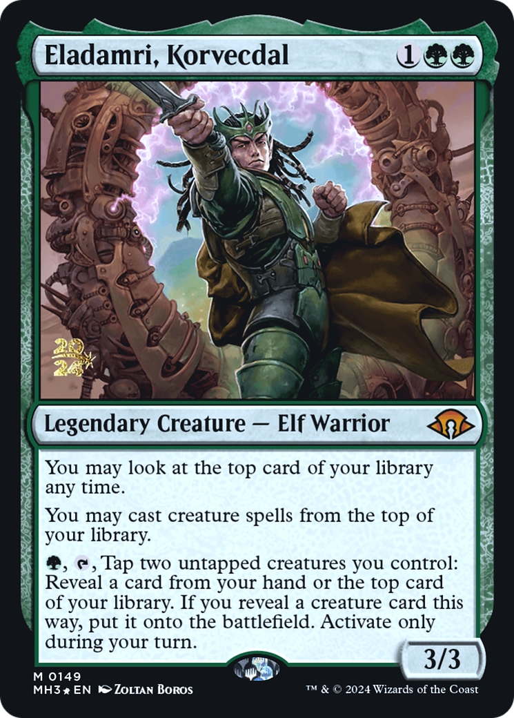 {R} Eladamri, Korvecdal [Modern Horizons 3 Prerelese Promos][PR PMH3 149]