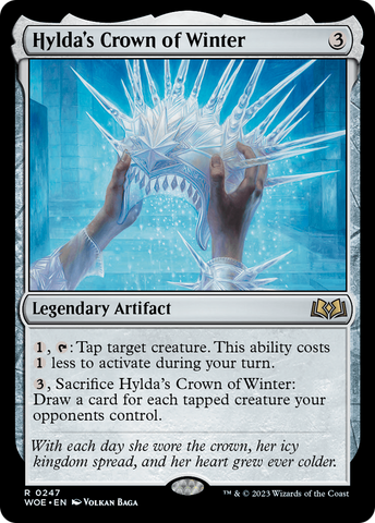 {@R} Hylda's Crown of Winter [Wilds of Eldraine][WOE 247]