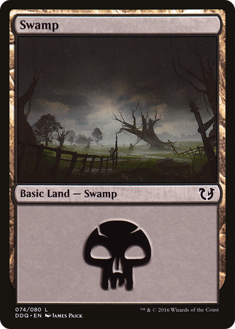 {B}[DDQ 074] Swamp (74) [Duel Decks: Blessed vs. Cursed]